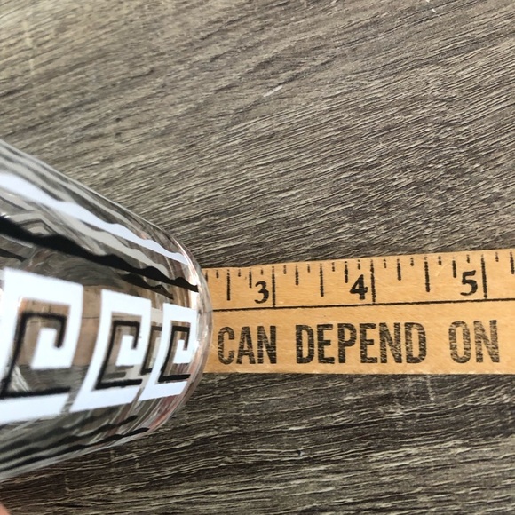 Vtg Libbey MCM Greek Key Highball Glasses - Picture 10 of 12